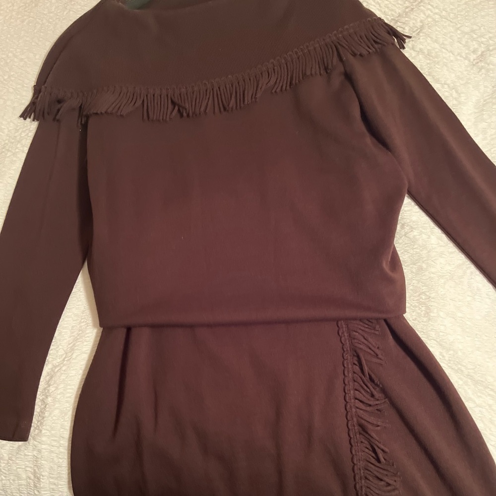 Western matching top and skirt